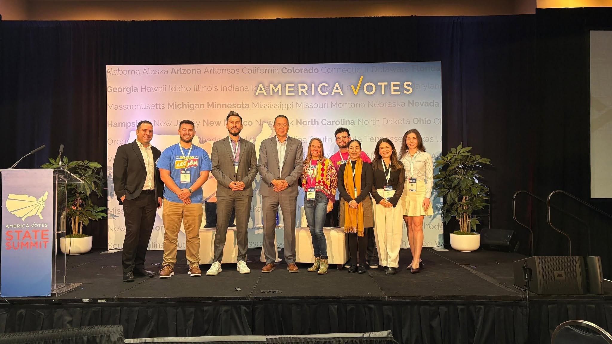 Partner organizers at the America Votes State Summit