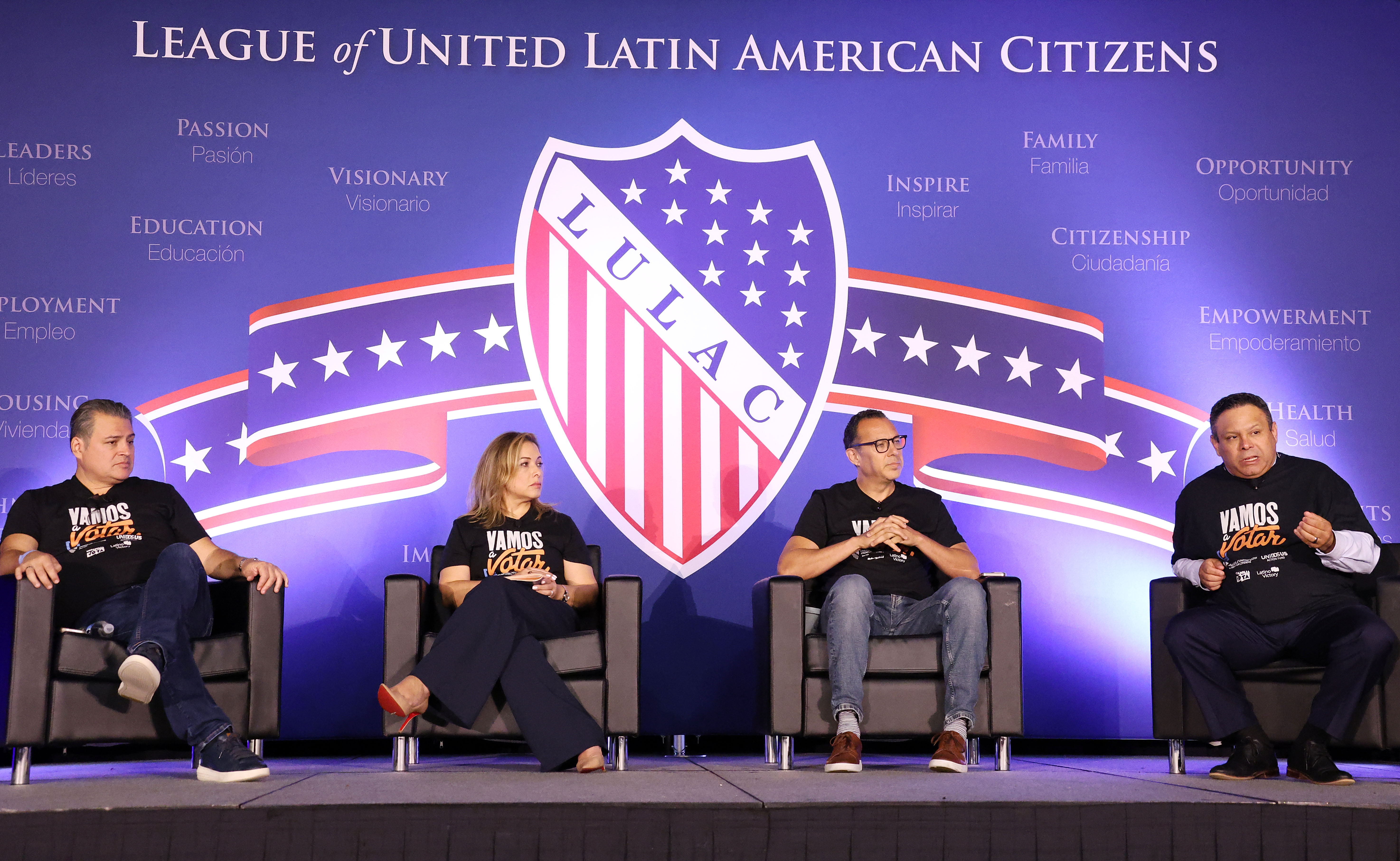 Dallas Rainbow Council members at the LULAC convention